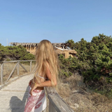MALAYA Beyaz/Kırmızı Pareo