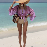 LEA CROP TOP Lila