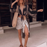 LEA CROP TOP Siyah