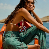 ISLA PANTOLON Yeşil/Kırmızı