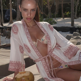 VICKY KIMONO Beyaz