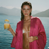 VICKY KIMONO Şeker Pembe