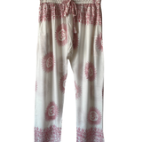 SOLE PANTOLON Beyaz/Kırmızı