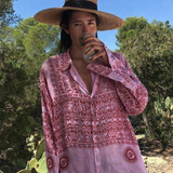 MIA DESENLİ GÖMLEK - LİLA