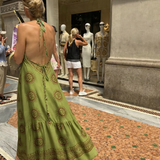 VENUS ELBİSE Yeşil/Kırmızı