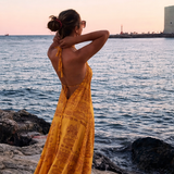 VENUS ELBİSE Ayçiçek/Kırmızı