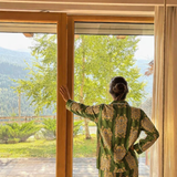 KİKİ Kaplan Desenli Takım - Botanik Yeşil