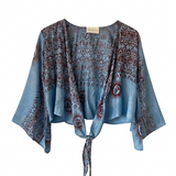 LEA CROP TOP Mavi