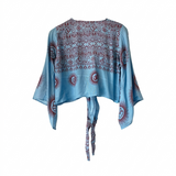 LEA CROP TOP Mavi