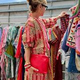 KİKİ Kaplan Desenli Takım - Berry Blush