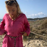 LUNA ÜST ŞEKER PEMBE/KIRMIZI