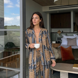 KİKİ Kaplan Desenli Takım - Urban Navy