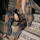 KİKİ Kaplan Desenli Takım - Urban Navy