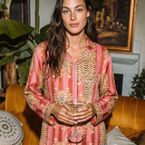 KİKİ Kaplan Desenli Takım - Berry Blush